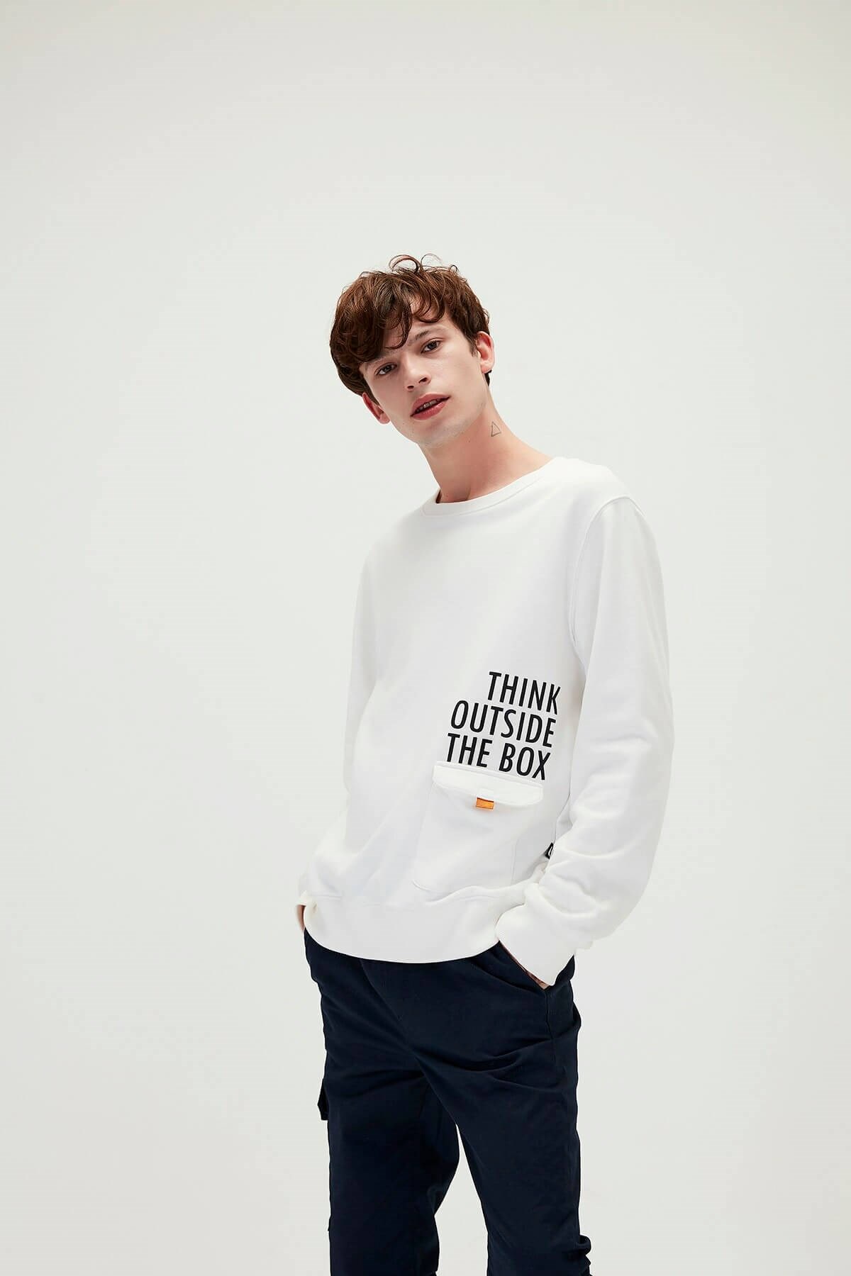 BAD BEARSweatshirtBad Bear Outsıde Erkek Sweatshirt 21.02.12.010 WHTBEYAZ