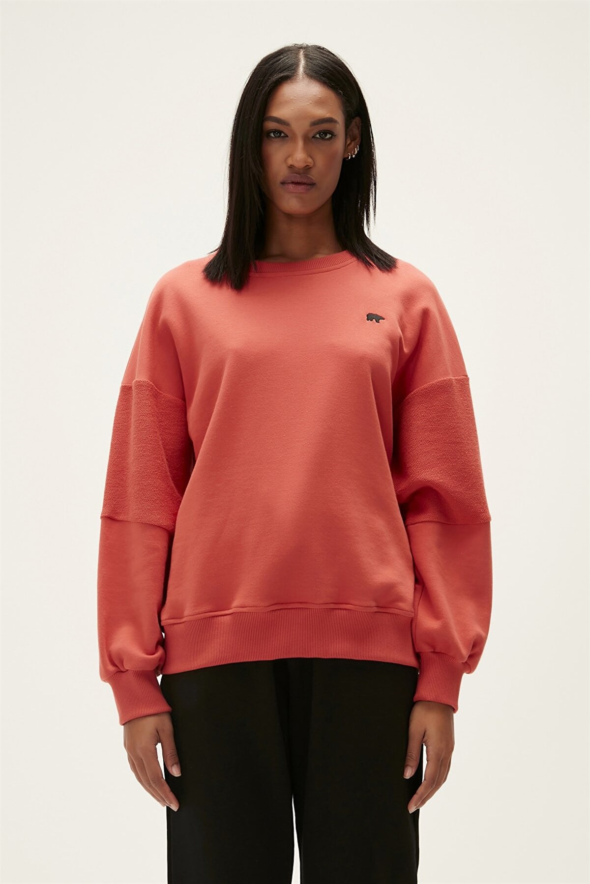 BAD BEARSweatshirtBad Bear Phoebe Crewneck Kadın Sweatshirt 22.04.12.003Kiremit