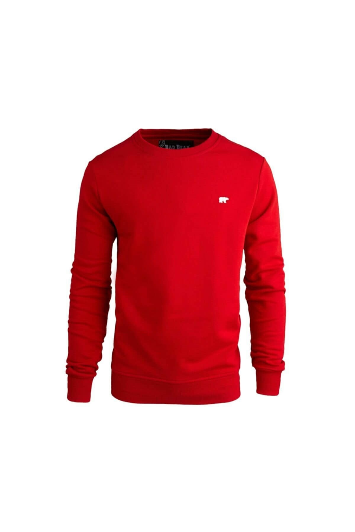 BAD BEARSweatshirtBad Bear Presage Crewneck Erkek Sweatshirt 20.02.12.012-C54CRIMSONRED