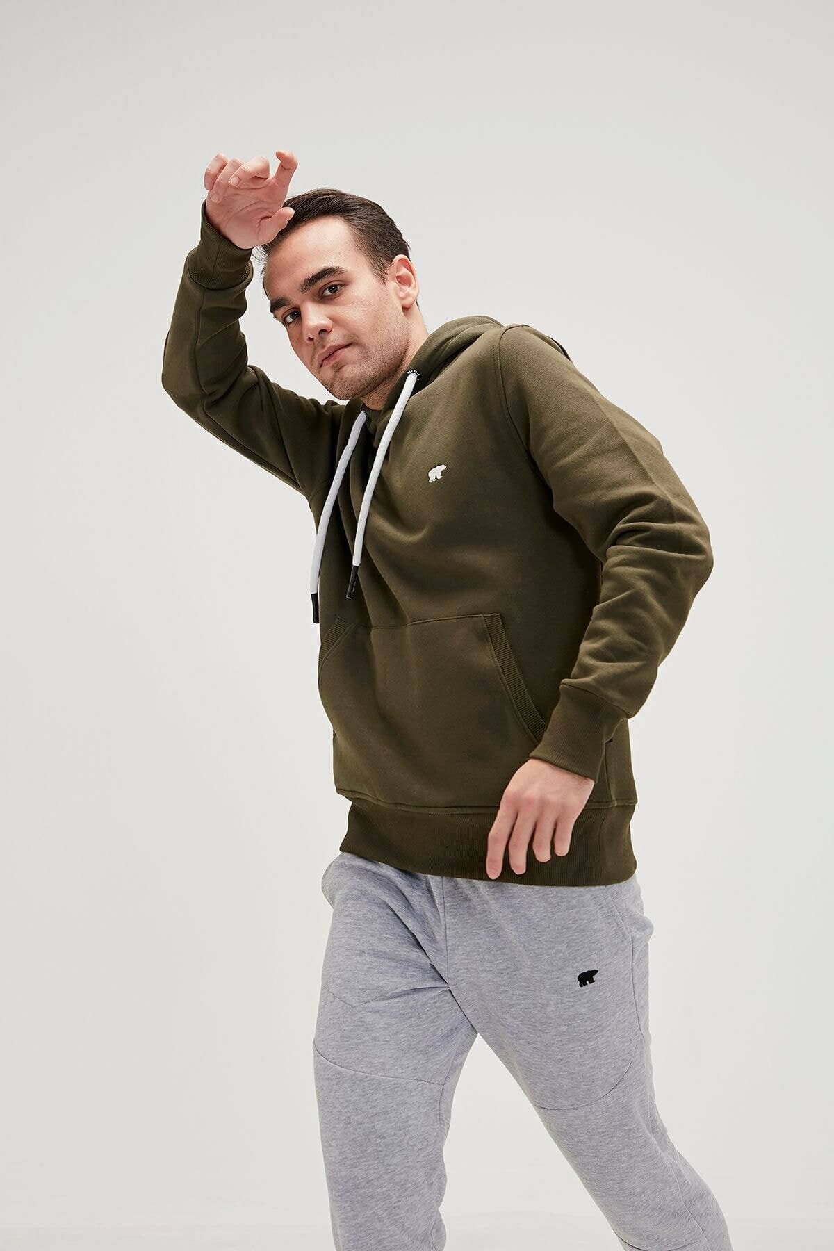 BAD BEARSweatshirtBad Bear Simple Hoodie Erkek Sweatshirt 20.02.12.019-C70KHAKI
