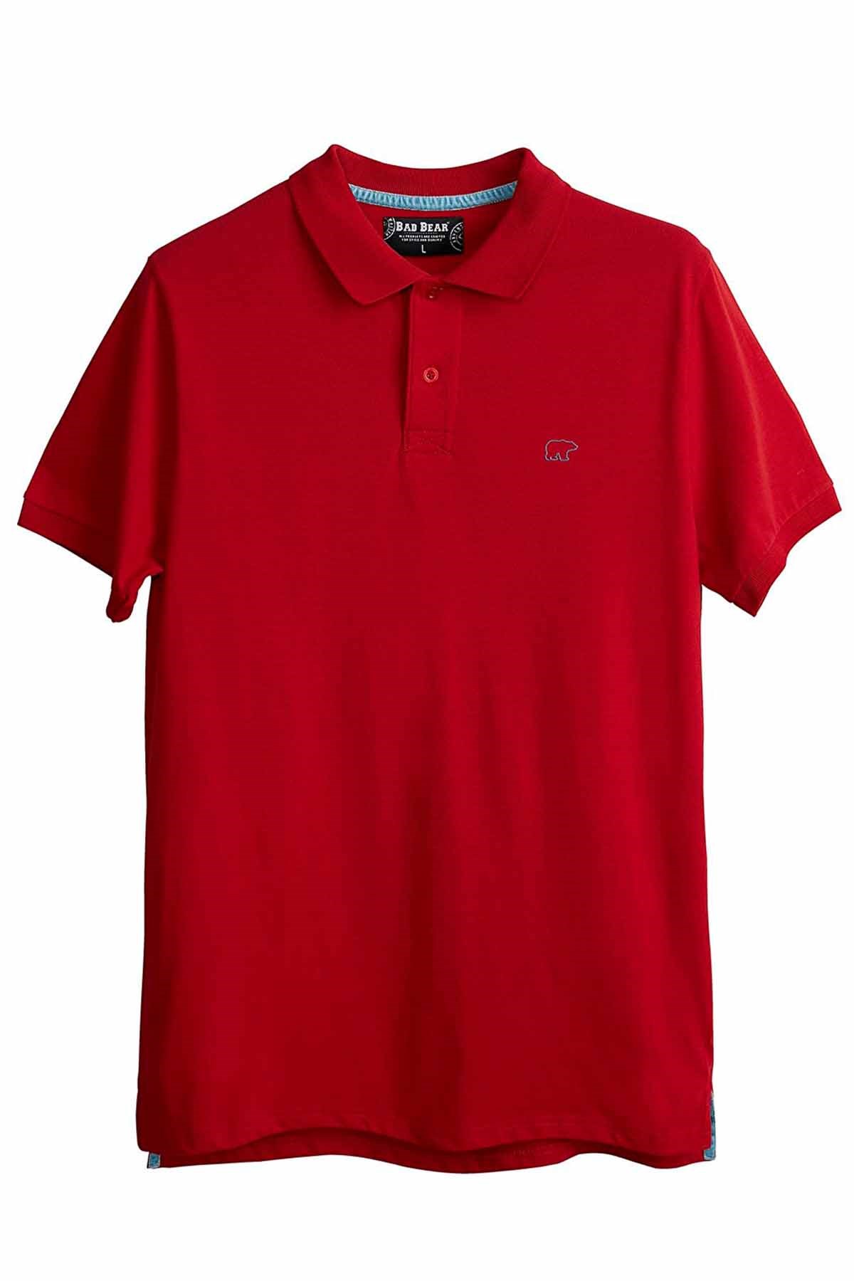 BAD BEARTişörtBad Bear Pure Polo Erkek Tişört 21.01.07.043CRIMSONRED