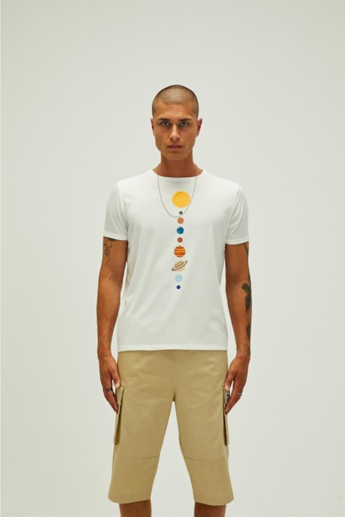 BAD BEARTişörtBad Bear Solar Erkek Tişört 22.01.07.035OFF-WHITE