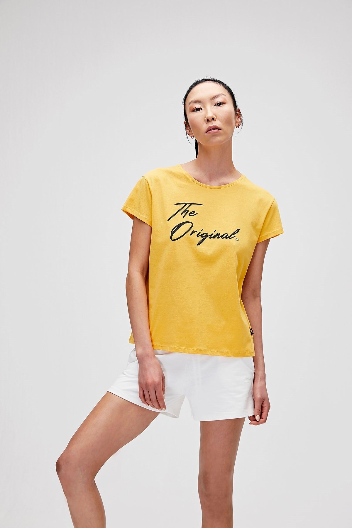 BAD BEARTişörtBad Bear The Original Tee Kadın Tişört 21.03.07.004Mustard