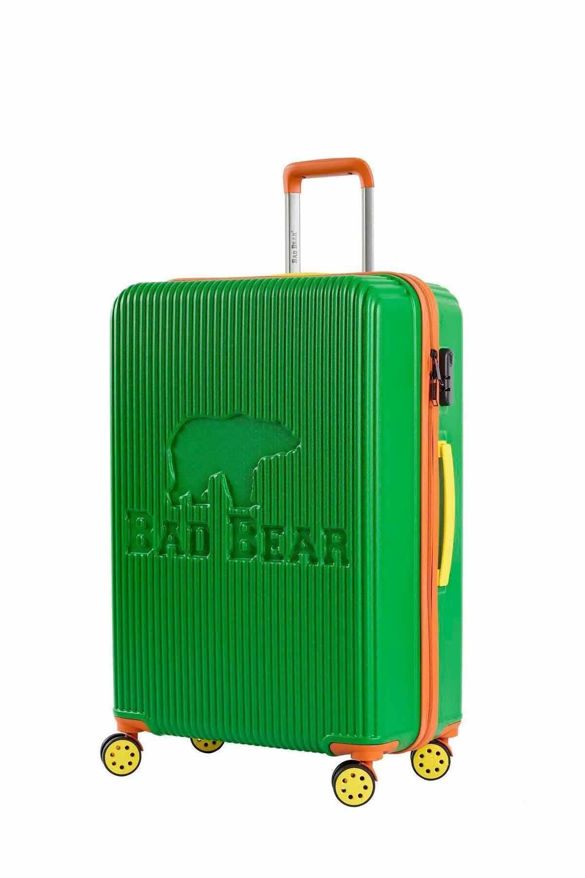 BAD BEARValizBad Bear LOGO SUITCASE 95L Unisex Valiz 23.01.80.001GREEN