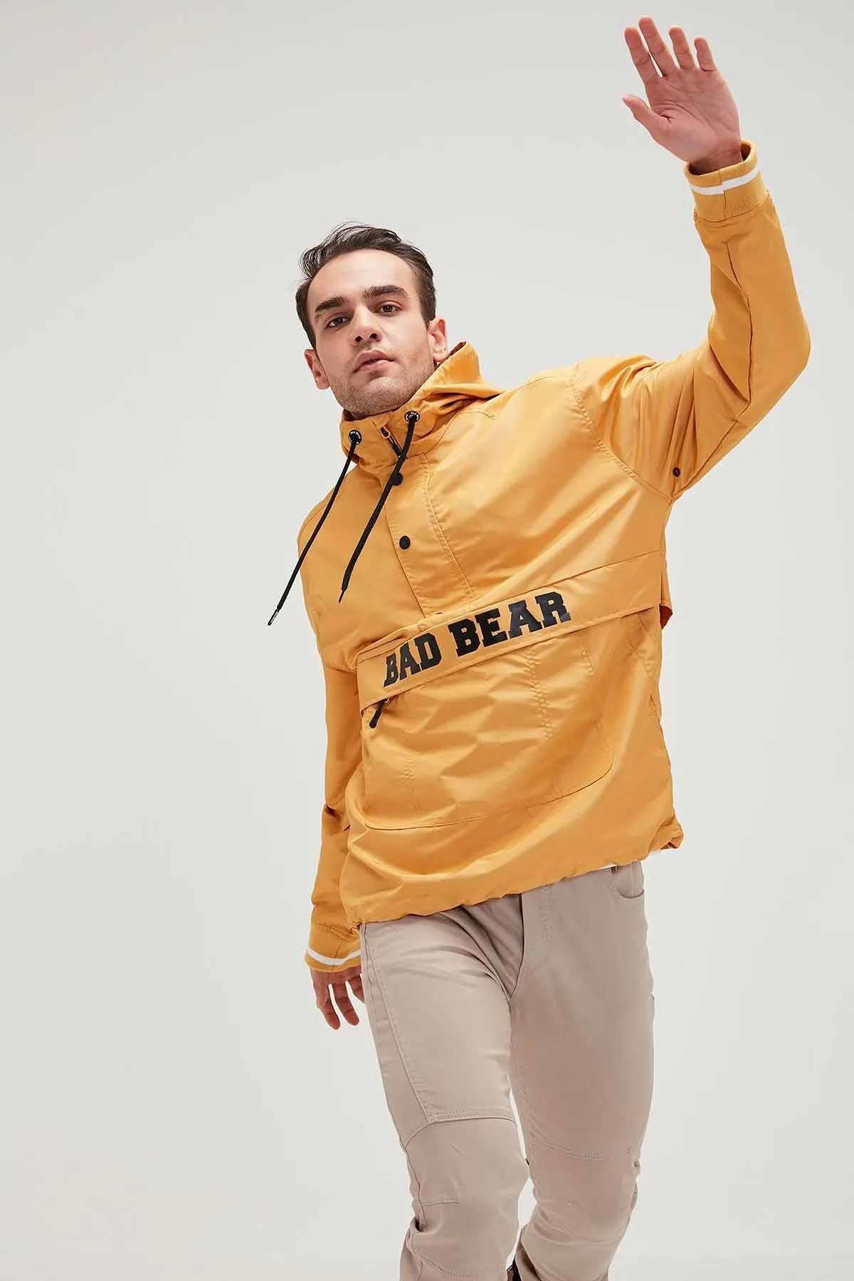 BAD BEARYağmurlukBad Bear HURRICANE WINDBREAKER Erkek Yağmurluk 19.02.13.009MUSTARD
