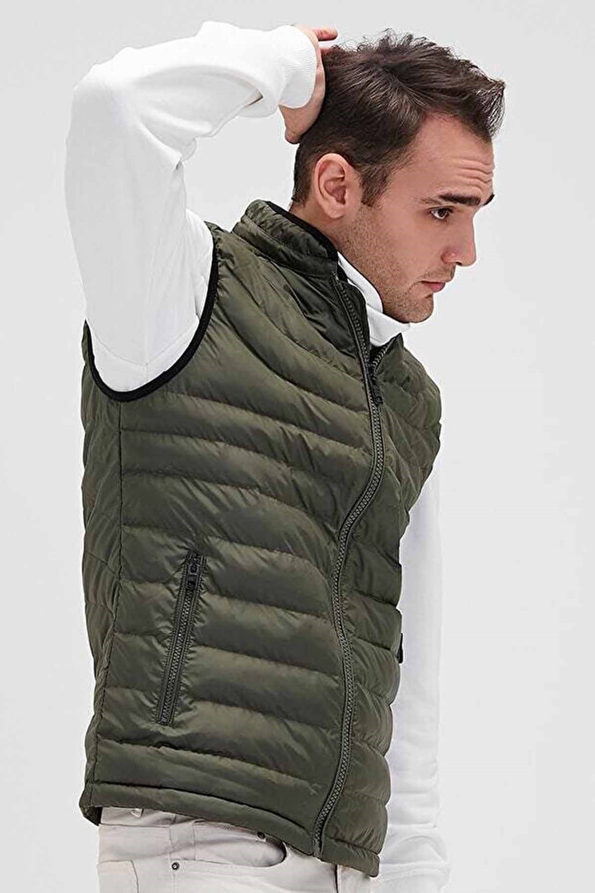 BAD BEARYelekBad Bear Walker Vest Erkek Yelek 18.02.17.004-C70KHAKI