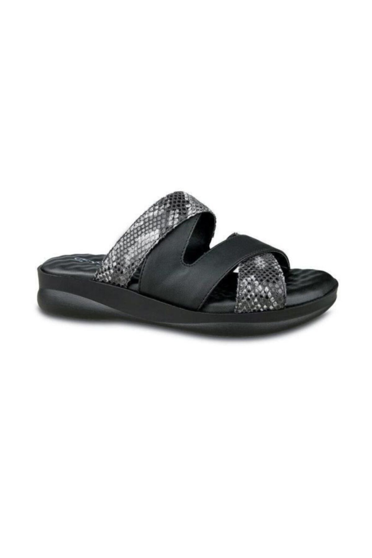 Ceyo 9975 Kadın Terlik Ayakkabı 02607SIYAH