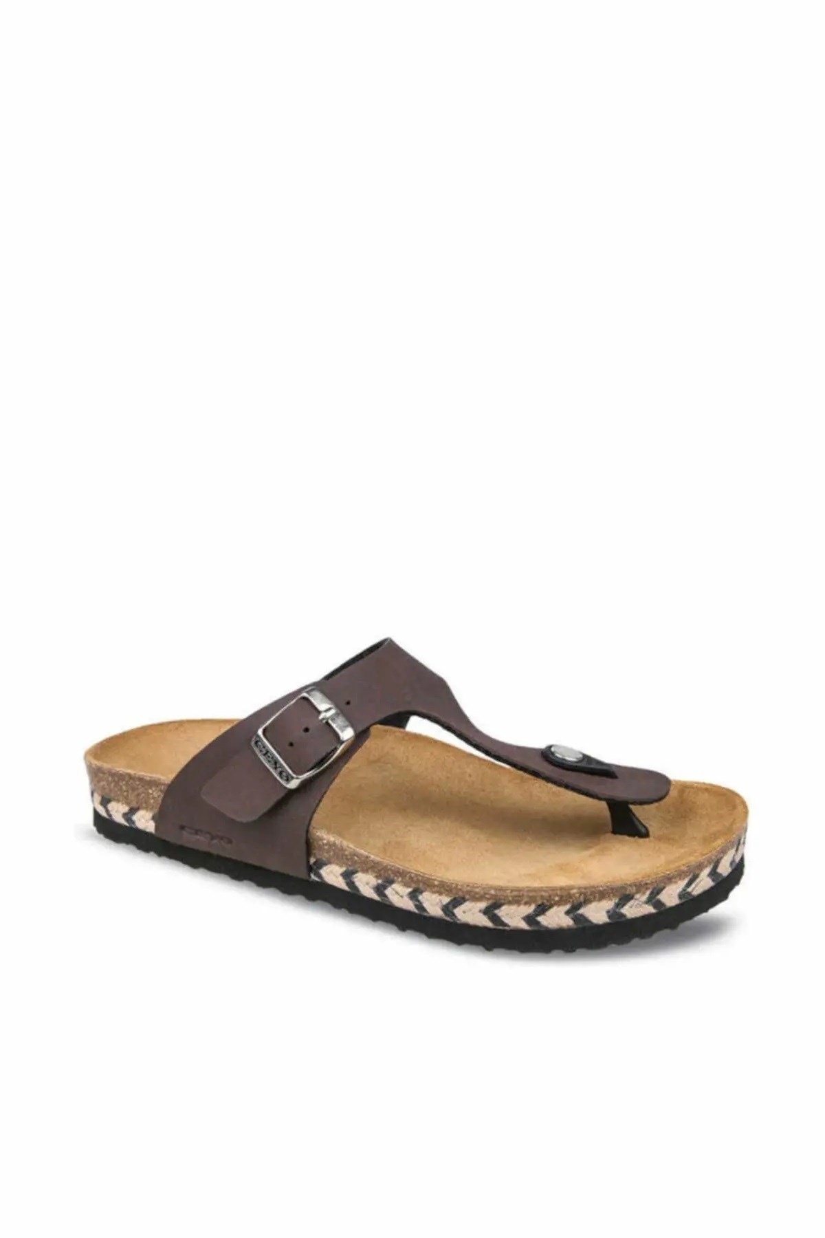 Ceyo 9910-Z24 Kadın Terlik Ayakkabı 01930KAHVE