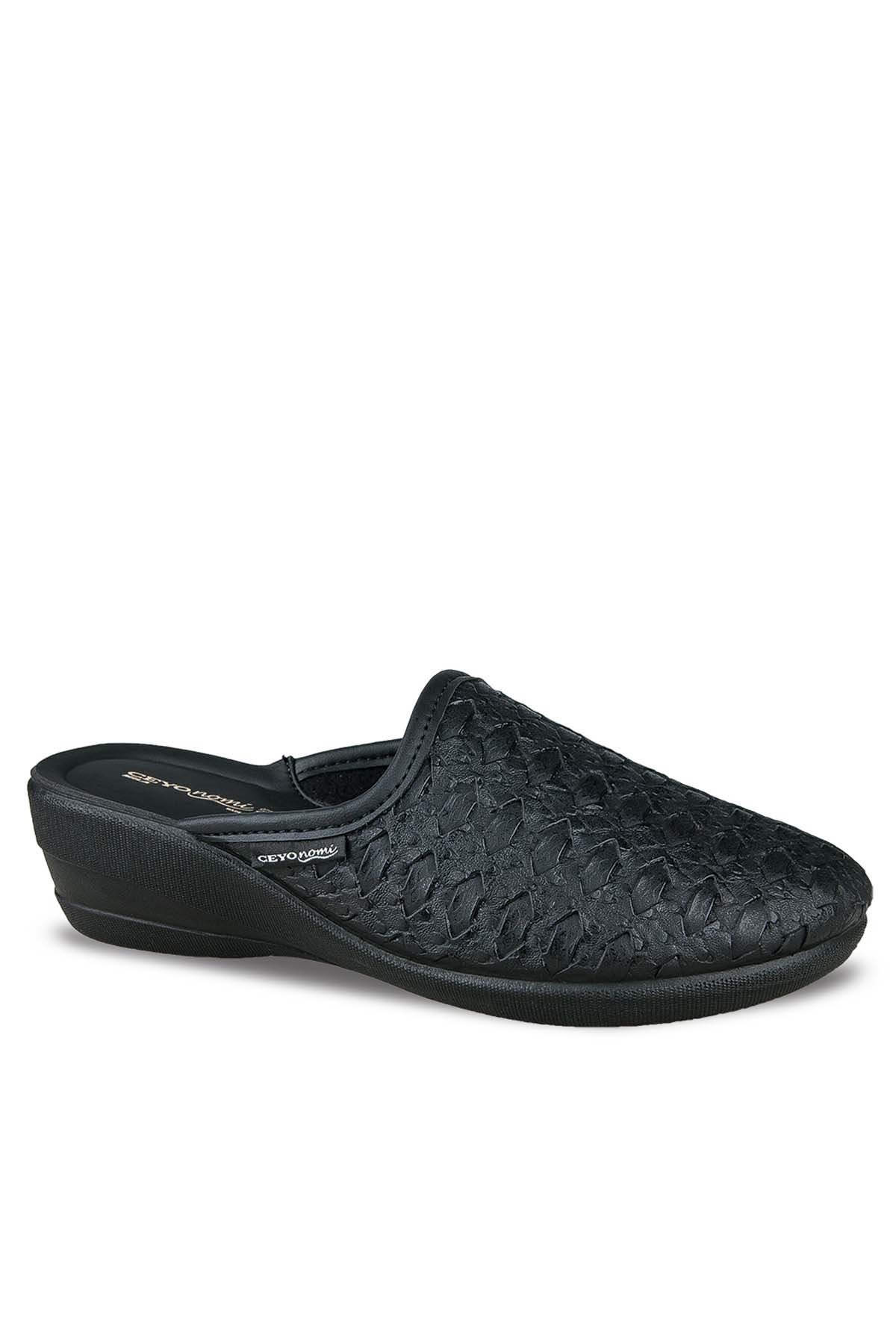 Ceyo MILA-2 Kadın Terlik Ayakkabı 02805SIYAH