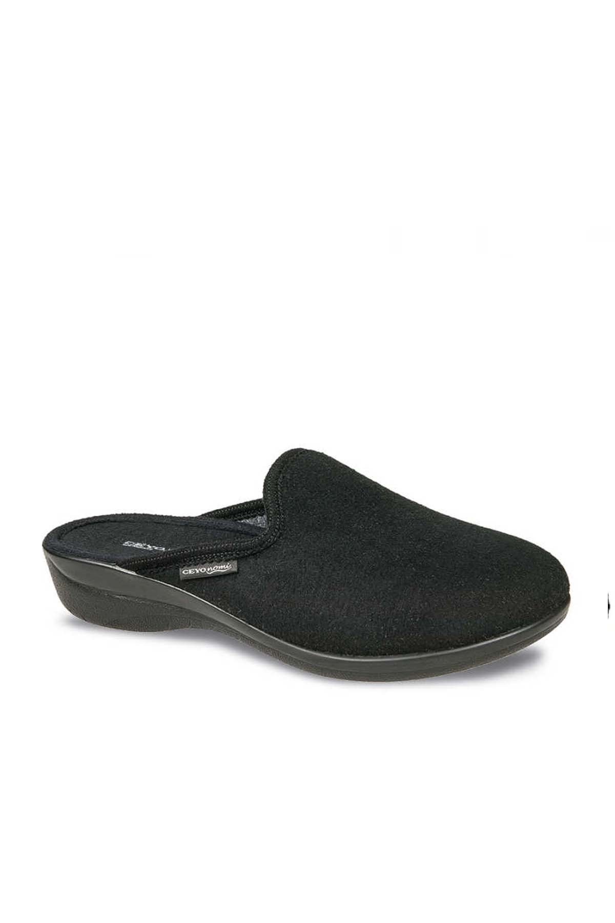 Ceyo RAMONA-3 Kadın Terlik Ayakkabı 01765SIYAH