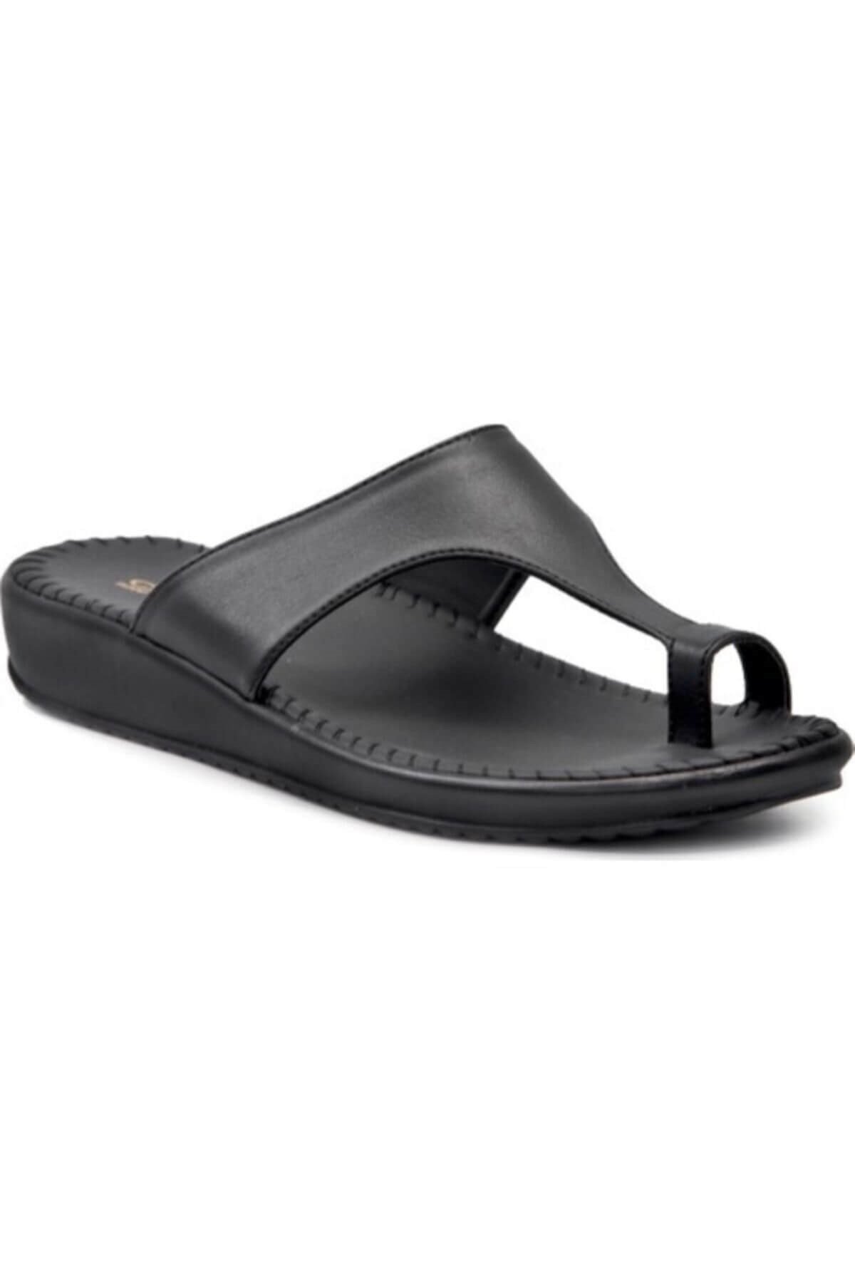 CEYOTerlikCeyo 9200-2 Kadın Terlik Ayakkabı 07152-Siyah