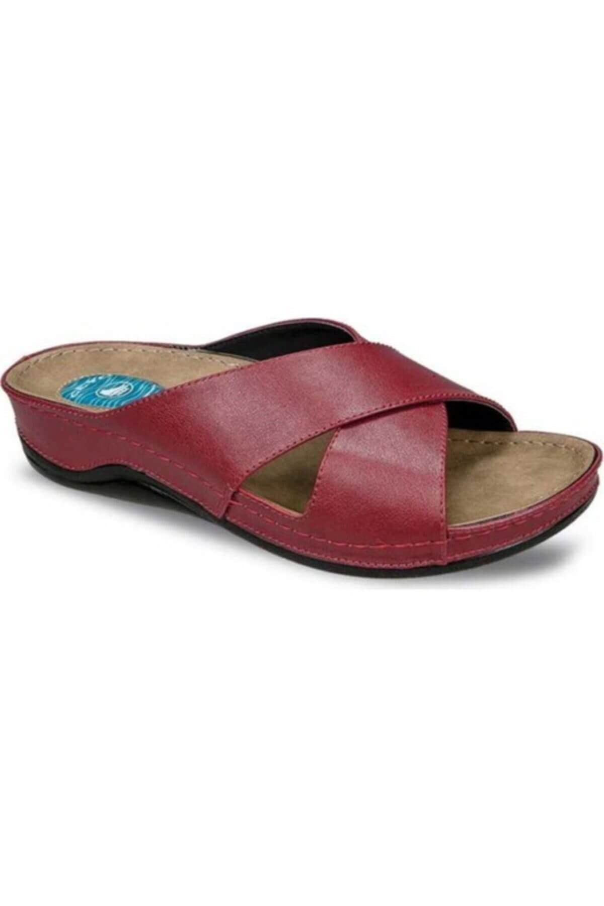 CEYOTerlikCeyo 9946-1 Kadın Terlik 01220-Bordo