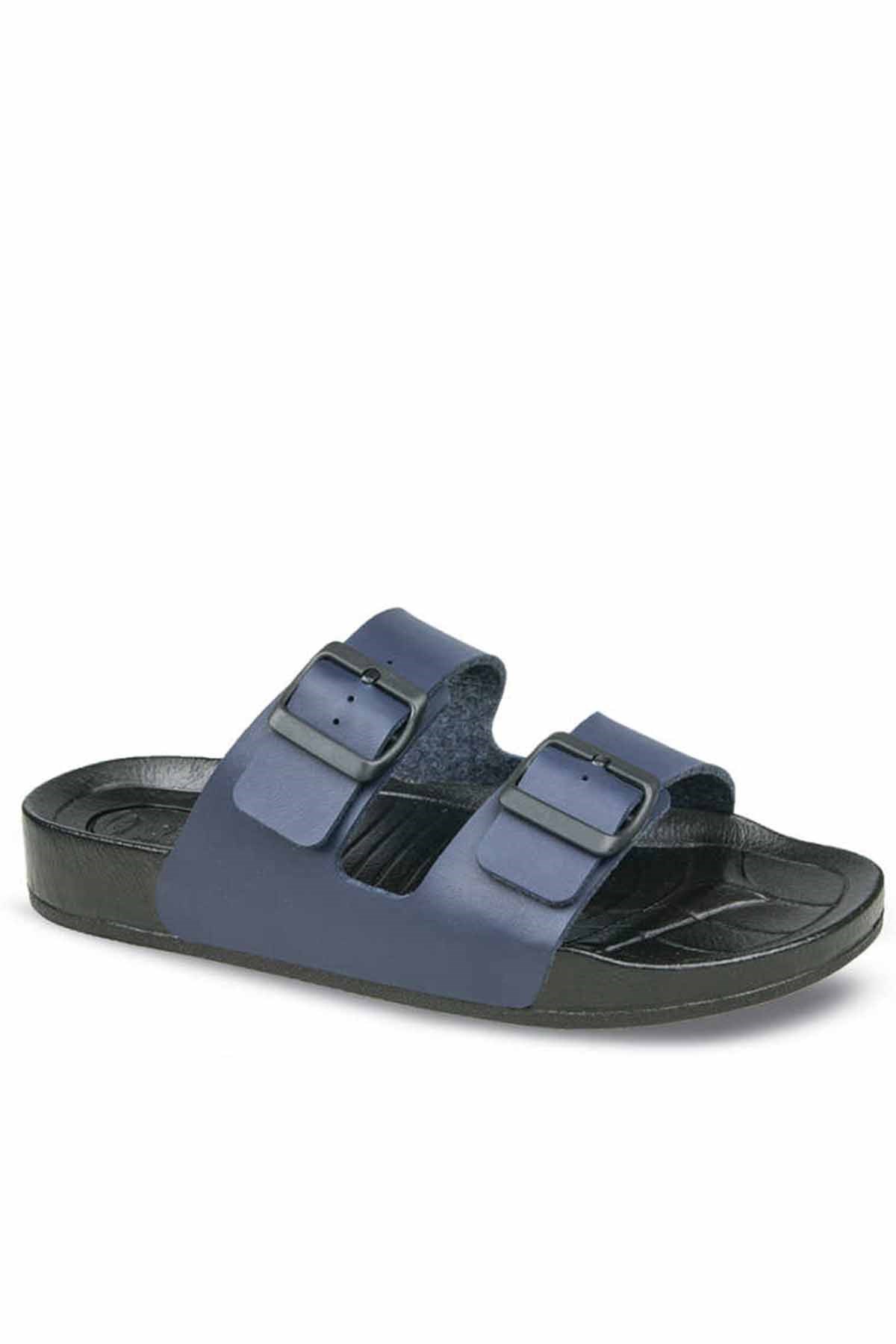 CEYOTerlikCeyo BERMUDA-M2 Erkek Terlik Ayakkabı 01853Lacivert