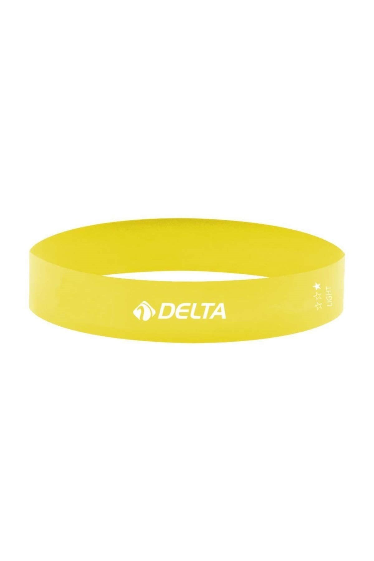 DELTAAerobik BandDelta Aerobik Loop Bant Hafif 50x5 cm Unisex Aerobik Band YLL 471-Sarı