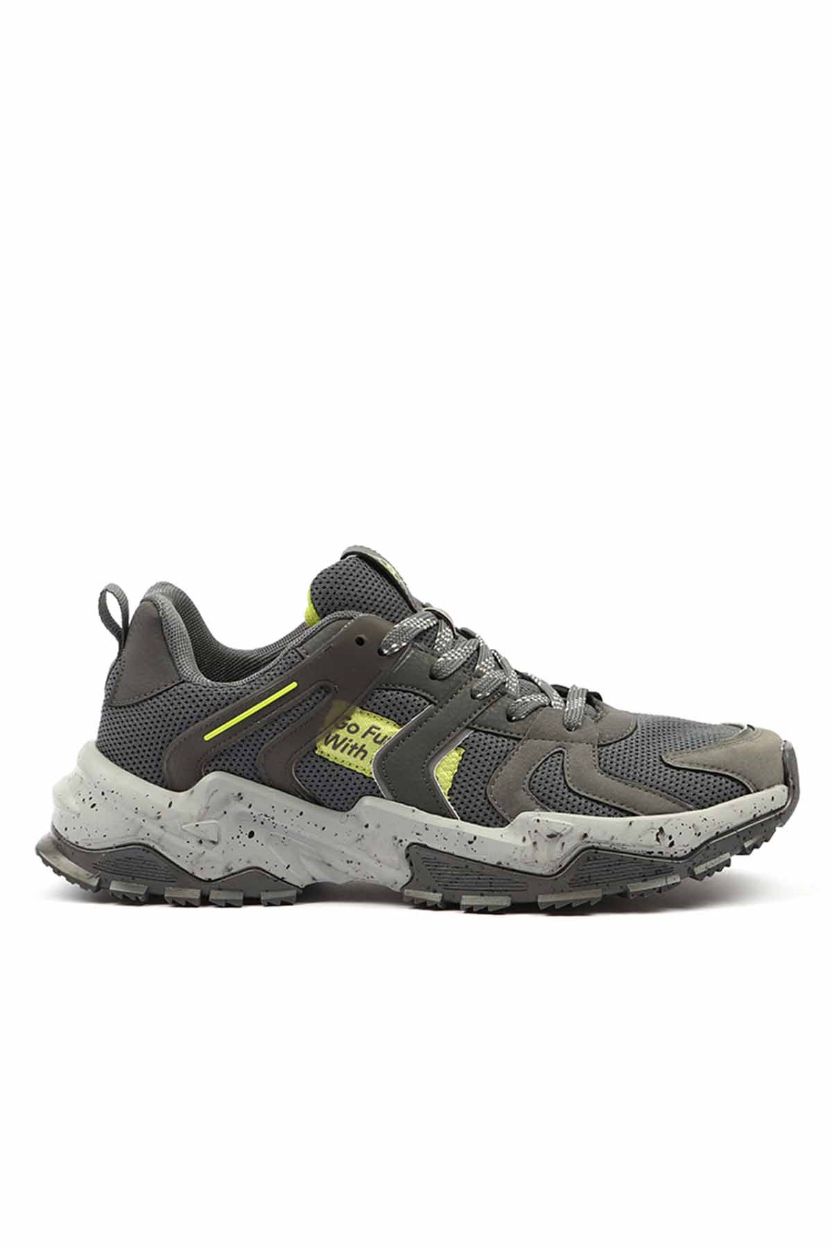 DUNLOPGünlük SporDunlop 3511 Siyah Sneakers Erkek Günlük Spor Ayakkabı DNP-1752Füme