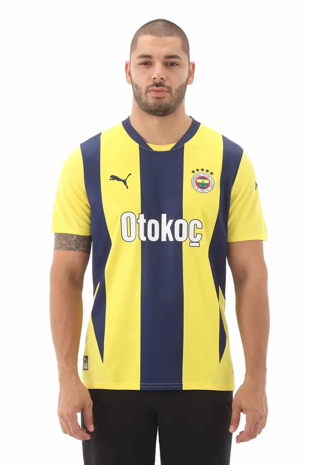 FenerbahçeFormaFenerbahçe 2024/2025 Yeni Sezon Çubuklu Forma Erkek Forma 7753620-01-2Sarı-Laciv
