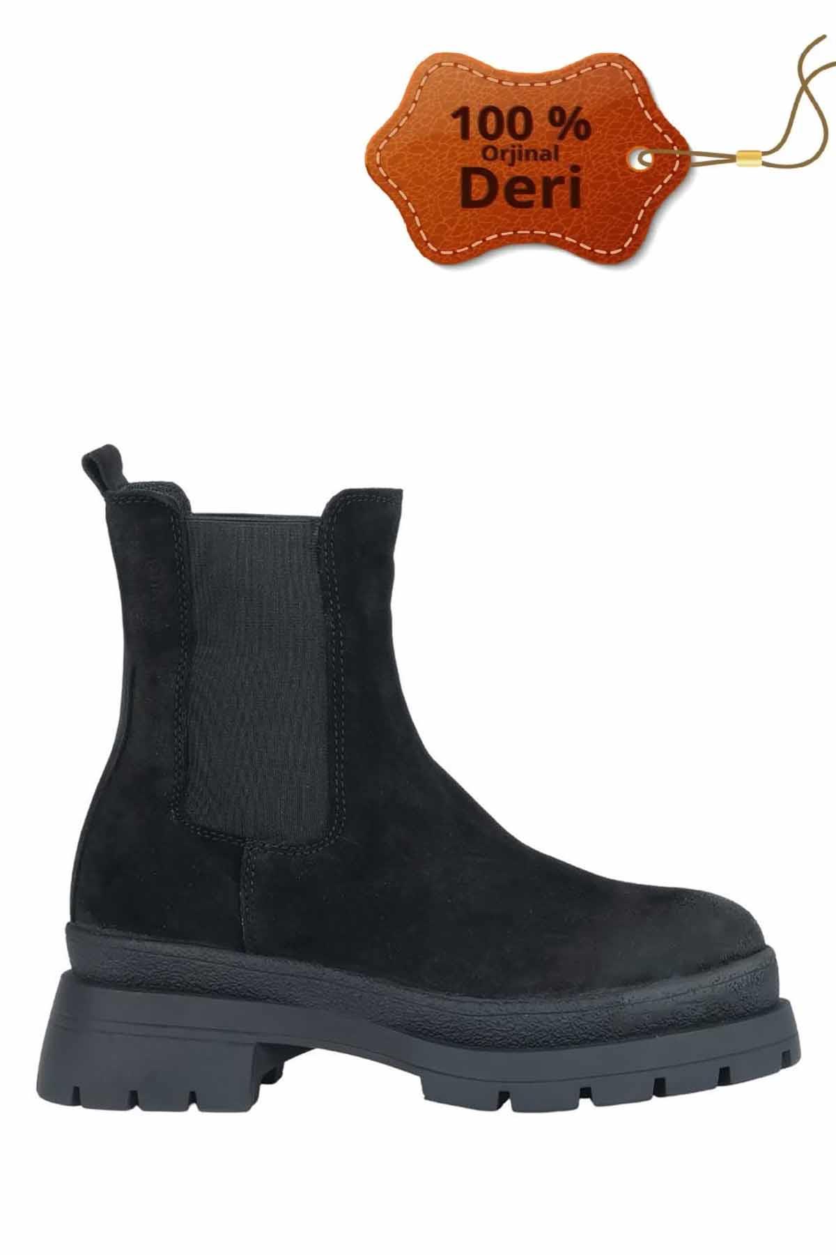 HAMMER JACKBotHammer Jack Cristina Süet Bot Kadın Bot Ayakkabı 102 23925-ZSIYAH