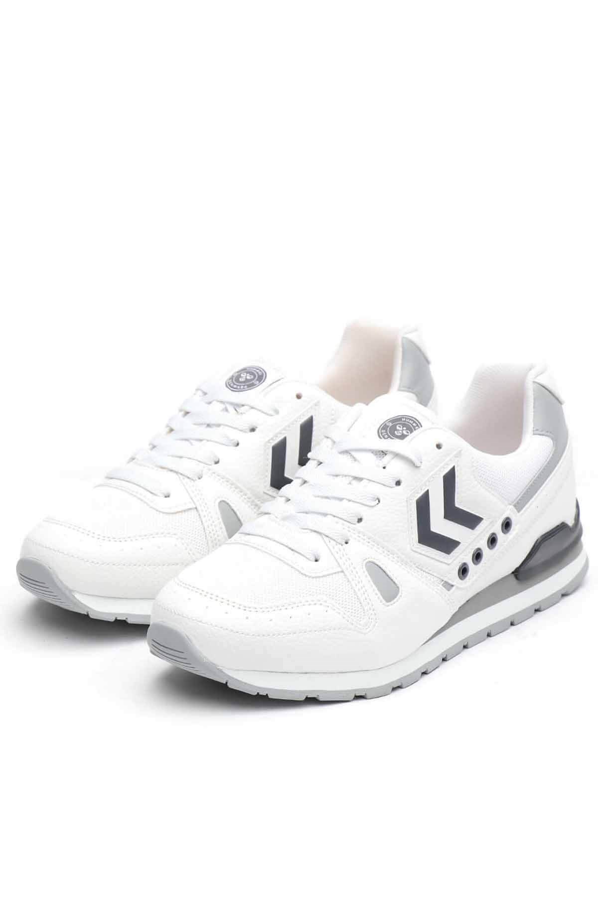 HUMMELGünlük SporHummel Marathona Leather Pu Unisex Günlük Spor Ayakkabı 208709-9126WHITE/GREY