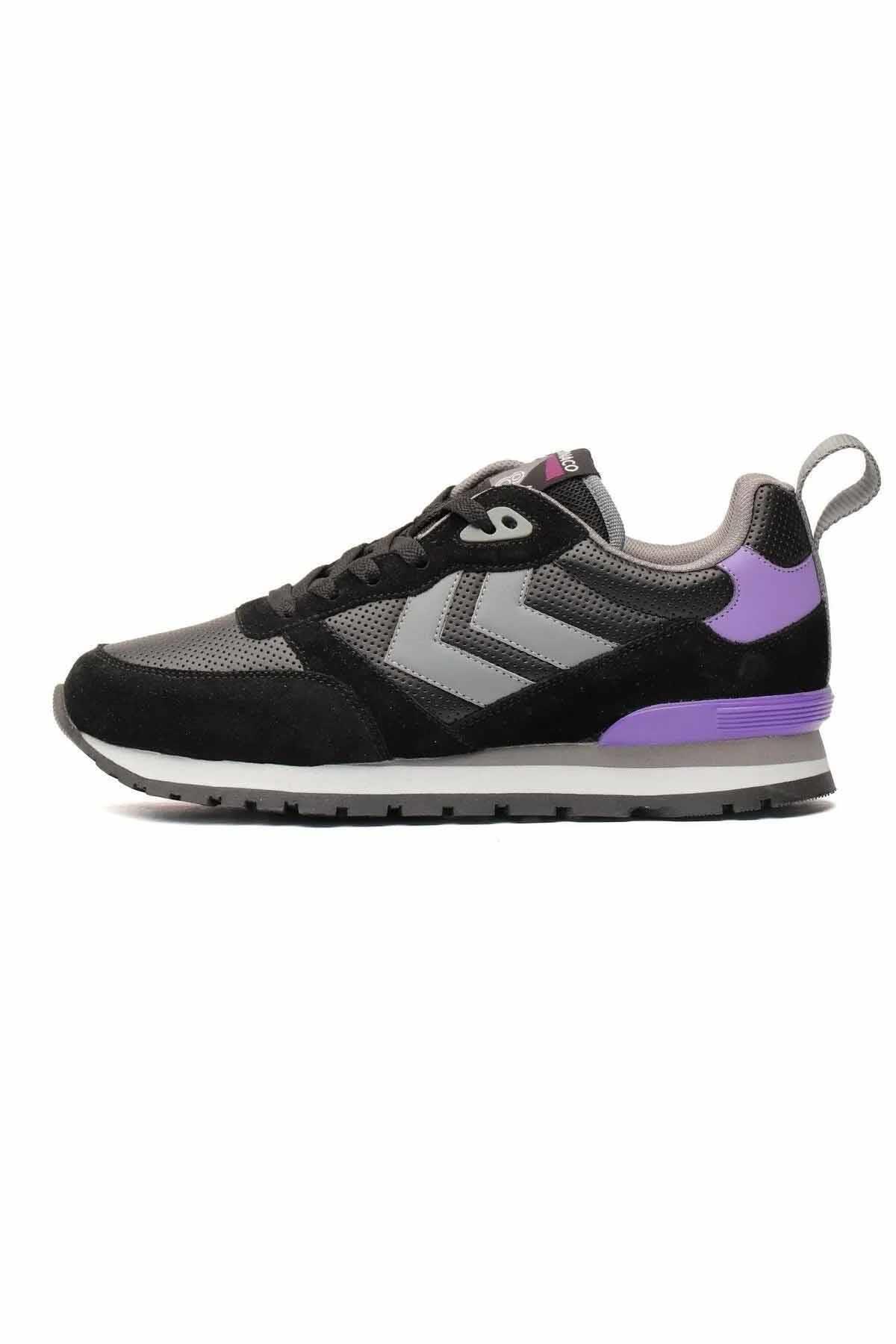 HUMMELGünlük SporHummel Monaco 86 Perf. Unisex Günlük Spor Ayakkabı 900333-1077BLACK/PURP