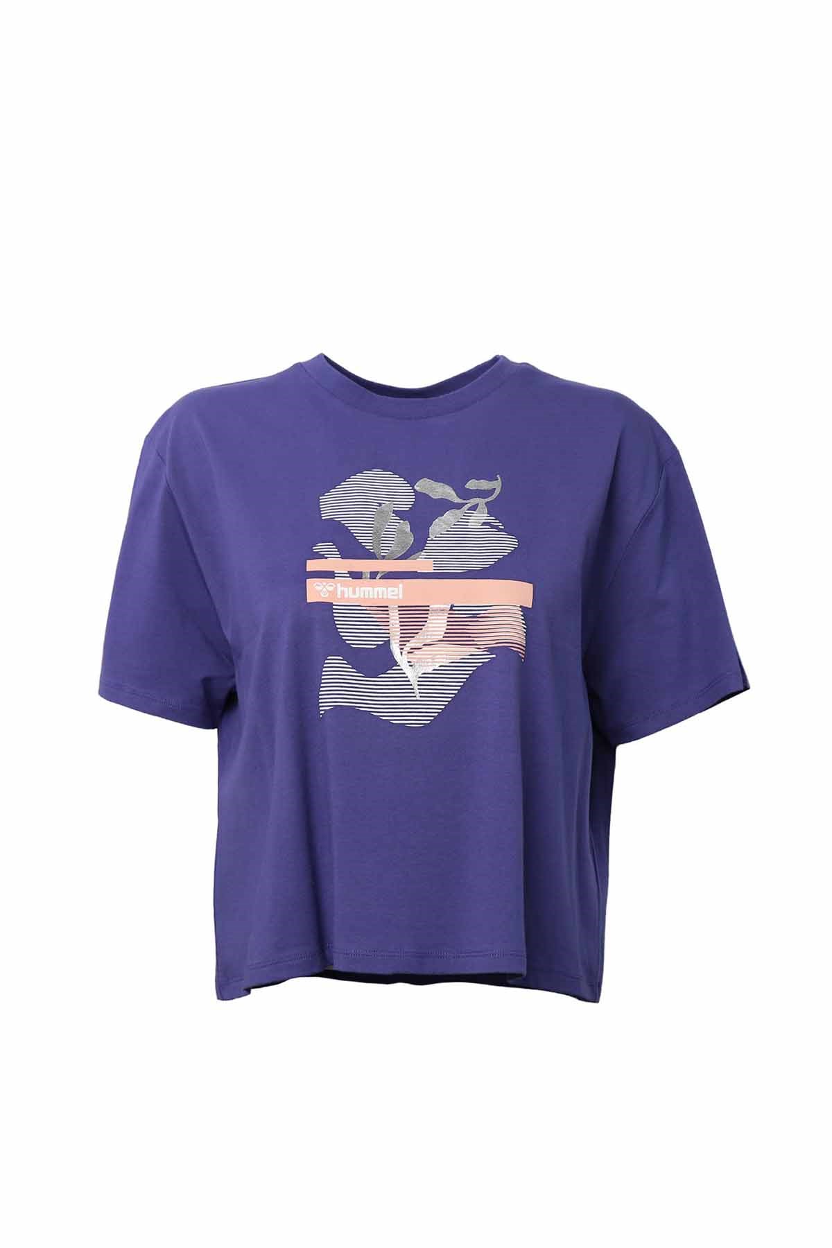 HUMMELHummel Blanding T-Shirt Kadın Tişört 911479-1047AZURITE