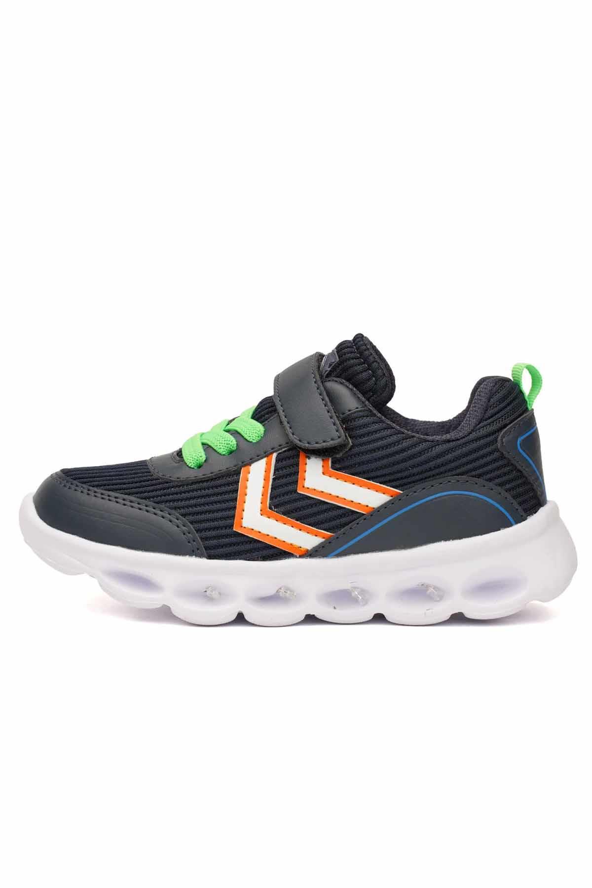 HUMMELSneakerHummel Işıklı Çocuk Spor Ayakkabı Çocuk Sneaker Ayakkabı 900053-7459DRESS BLUE