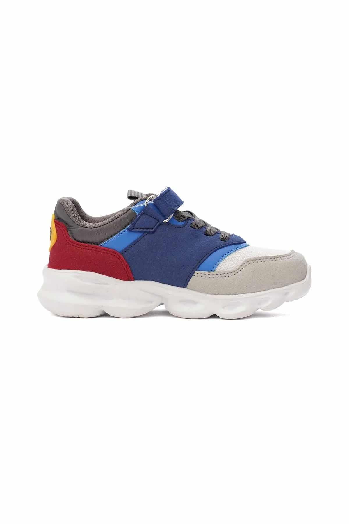 HUMMELSneakerHummel JUNG JR. Işıklı Çocuk Ayakkabı Çocuk Sneaker Ayakkabı 900427-9253WHITE/BLUE
