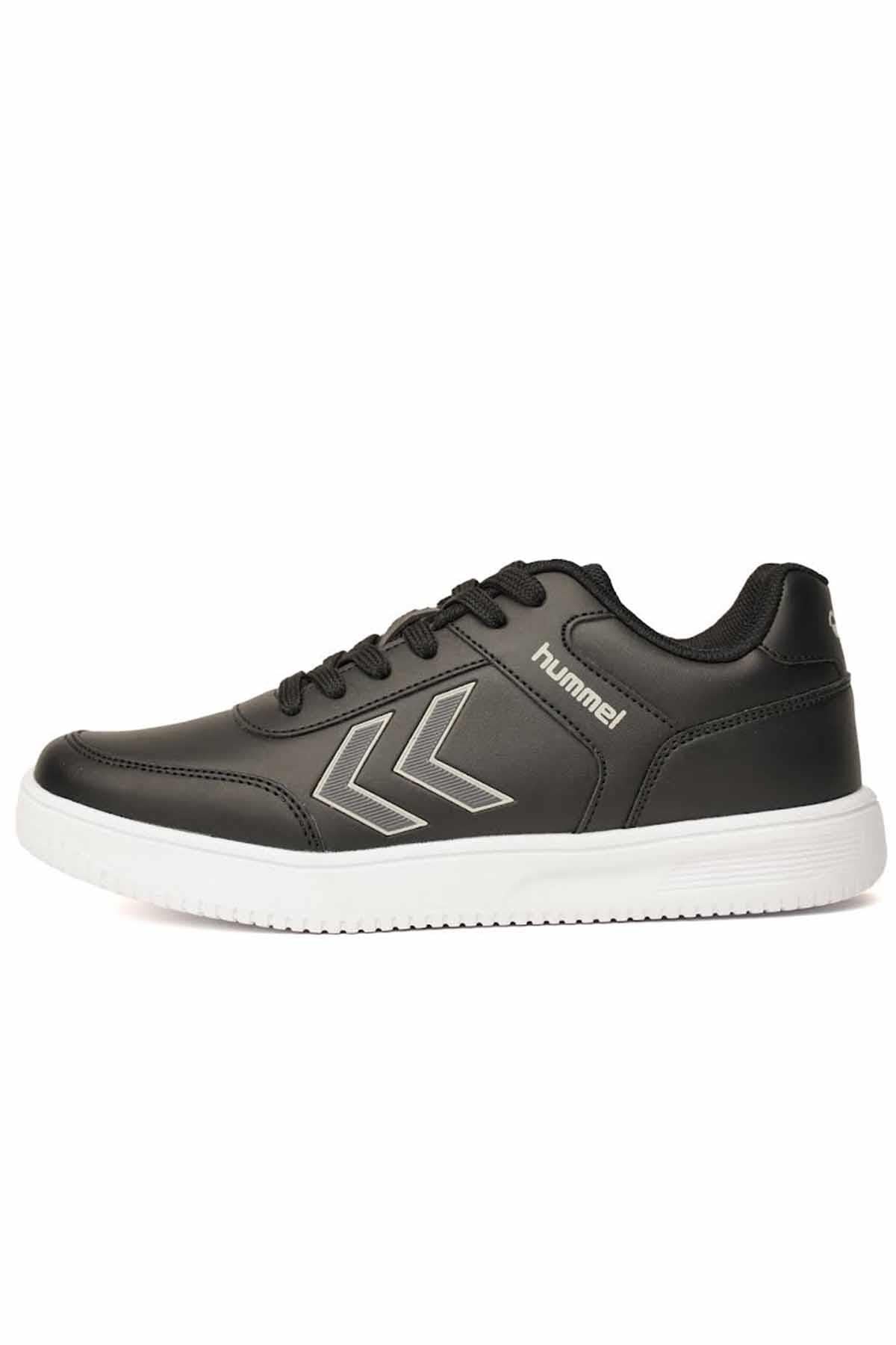 HUMMELSneakerHummel Unisex Siyah Beyaz Spor Ayakkabı ACCESS PU Unisex Sneaker Ayakkabı 900325-2001-2BLACK