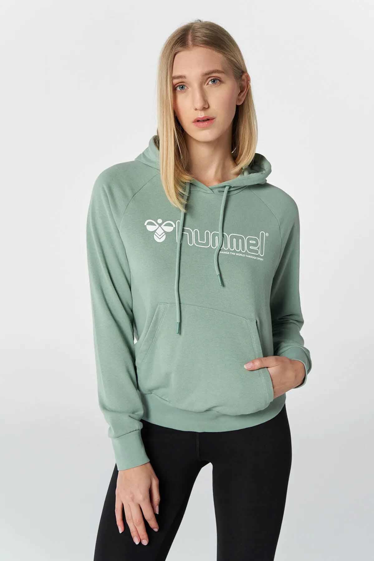 HUMMELSweatshirtHummel T-NONI 2.0 HOODIE Kadın Sweatshirt 921559-9856ICEBERG