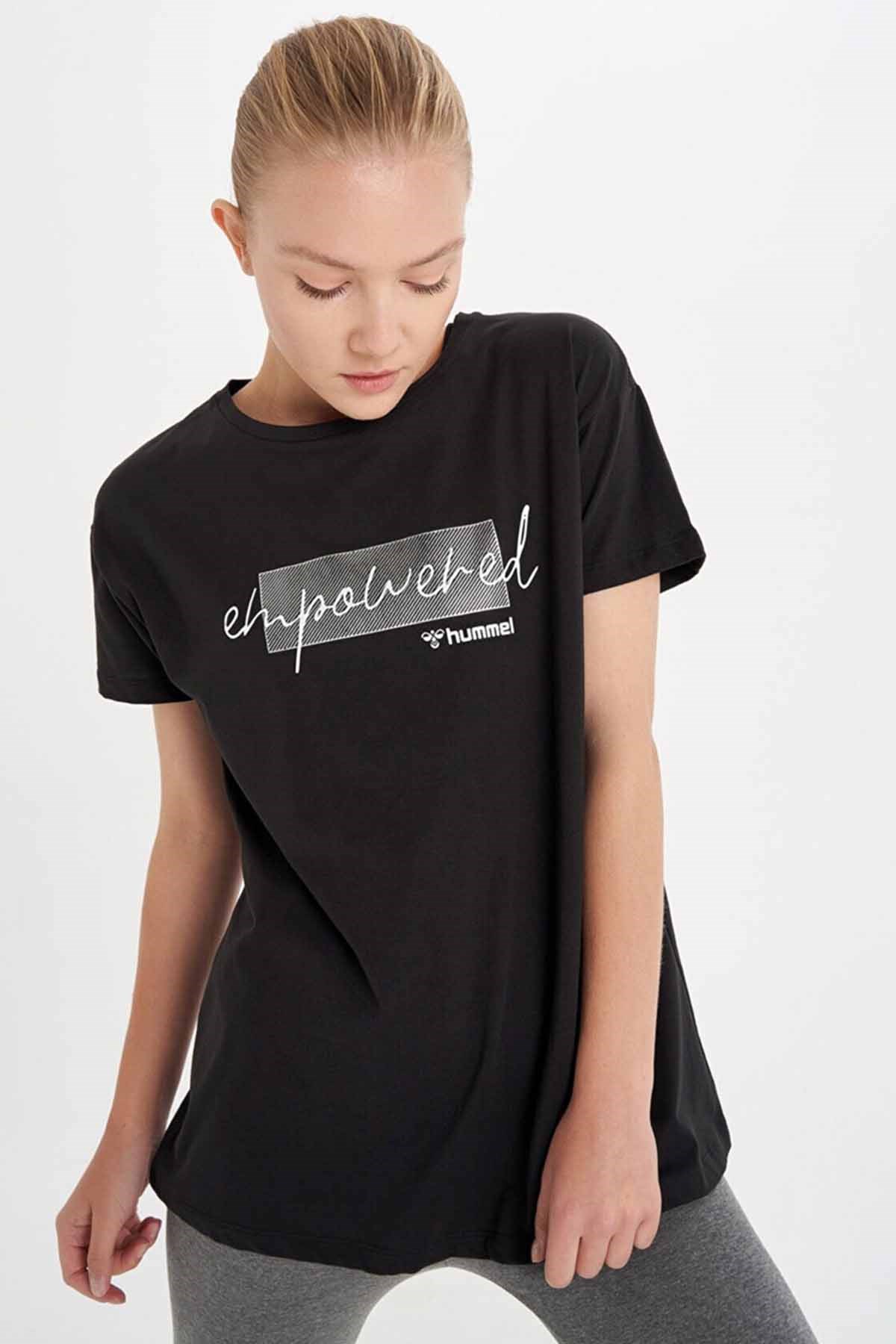 HUMMELTişörtHummel Bemy T-Shirt Kadın Tişört 911477-2001BLACK