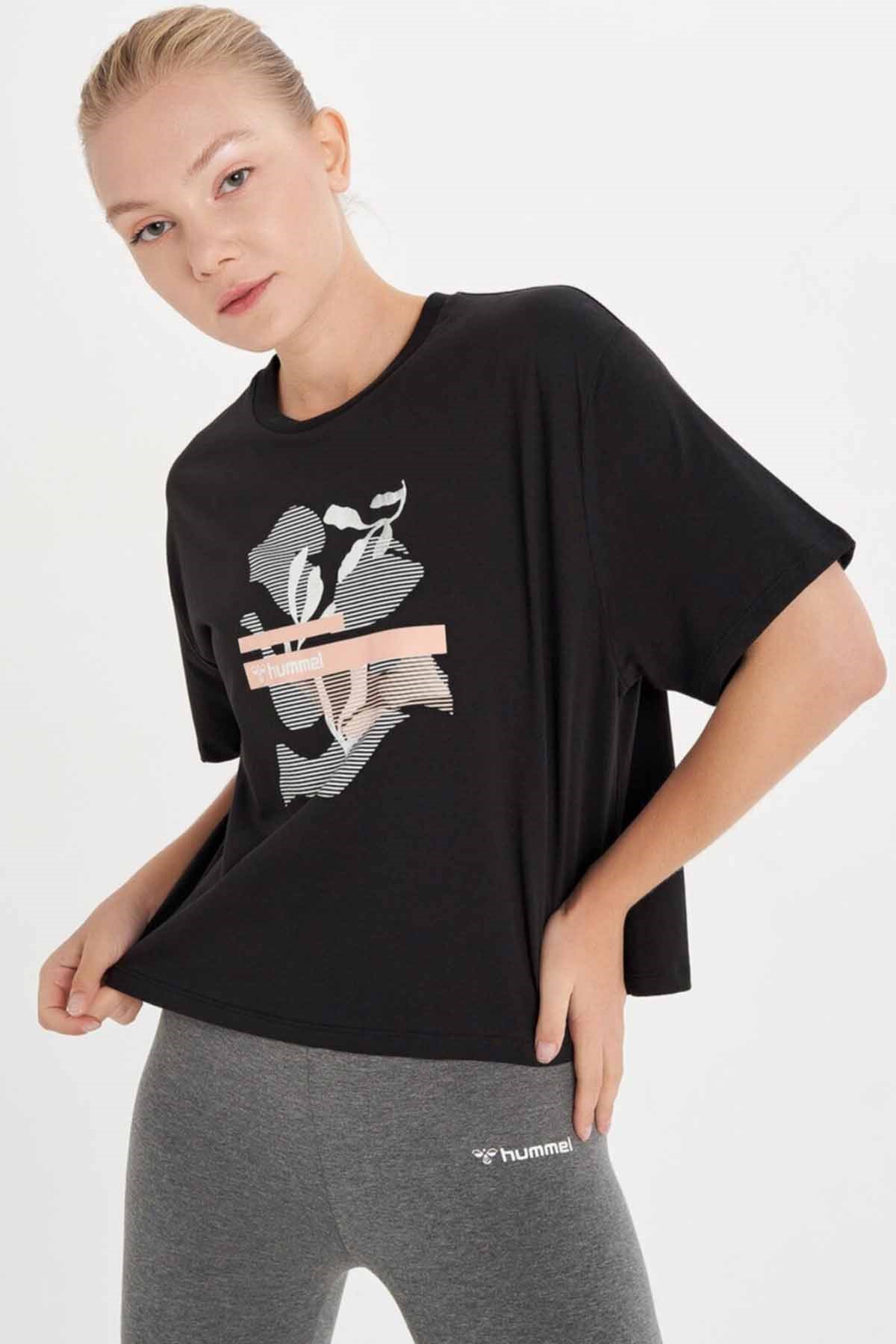 HUMMELTişörtHummel Blanding T-Shirt Kadın Tişört 911479-2001BLACK