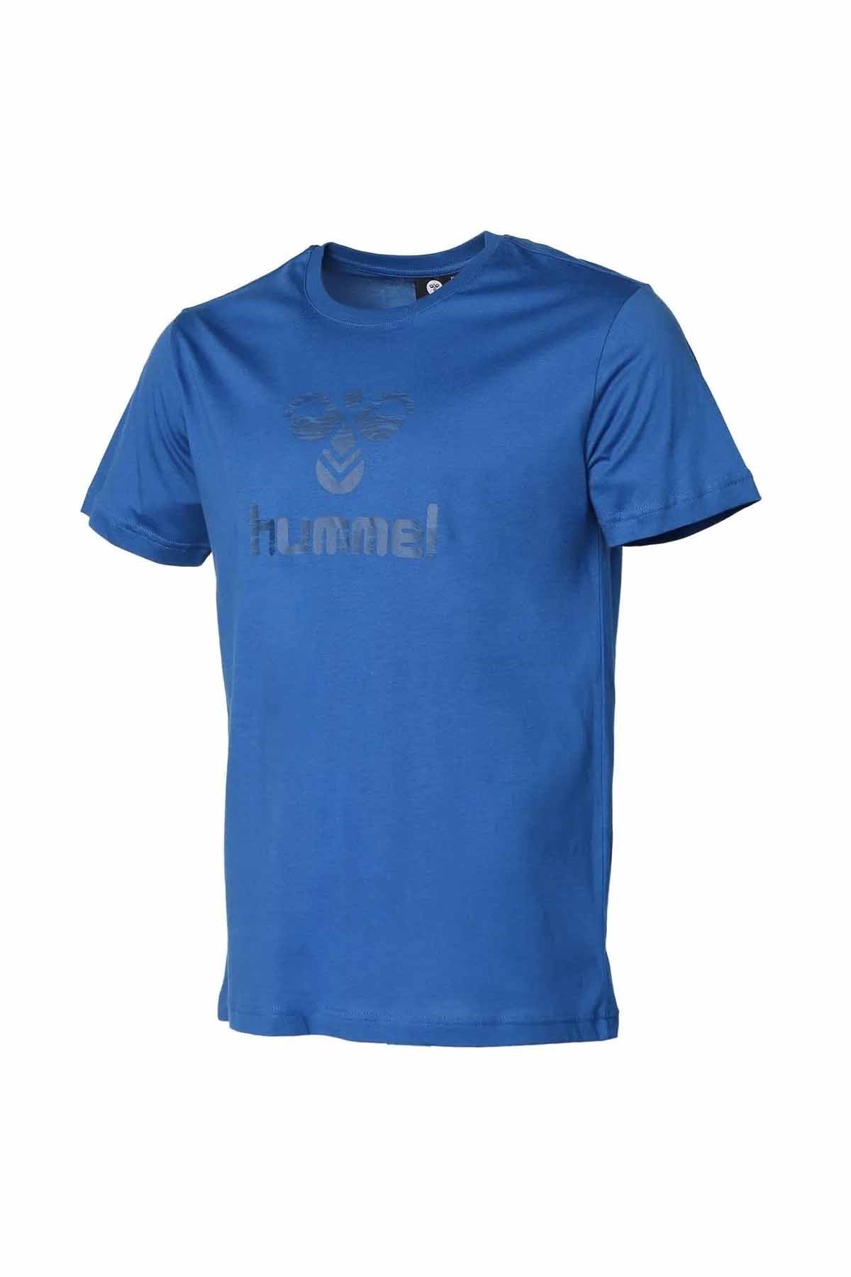 HUMMELTişörtHummel HUXLEY T-SHIRT S/S Erkek Tişört 911666-7045TRUE BLUE