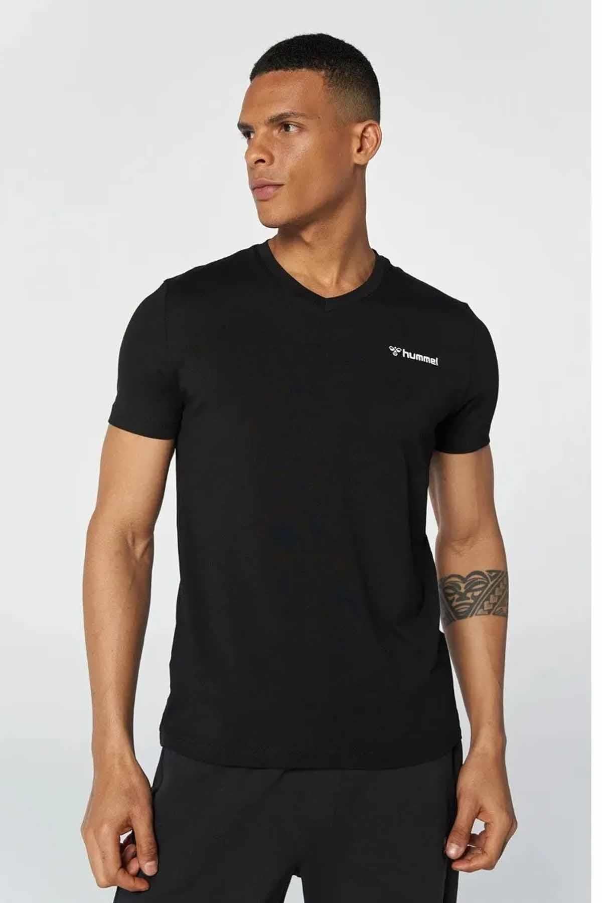 HUMMELTişörtHummel KAISE T-SHIRT S/S Erkek Tişört 911641-2001BLACK