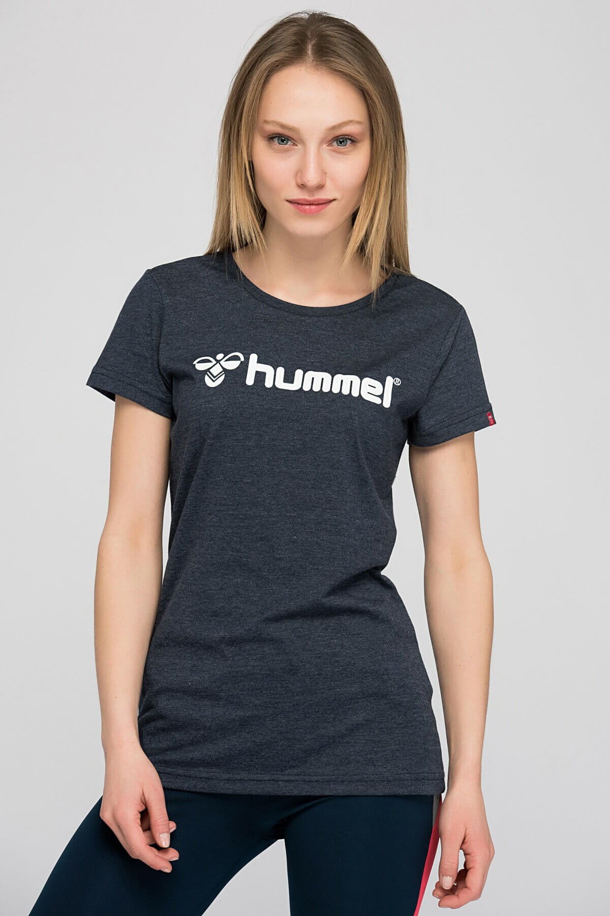 HUMMELTişörtHummel Marihu Ss Tee Kadın Tişört T09790-7480Real Navy