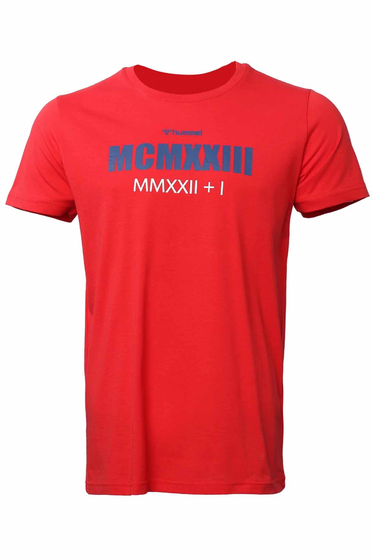 HUMMELTişörtHummel Naesten T-Shirt Erkek Tişört 911523-1301CRIMSON