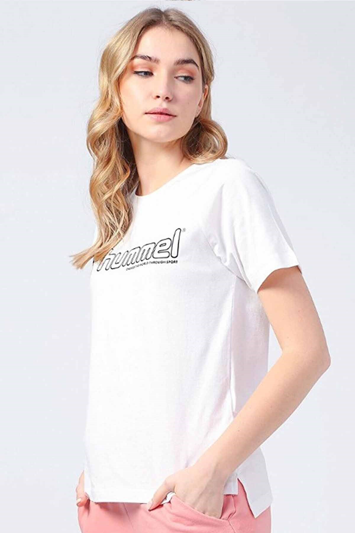 HUMMELTişörtHummel T-Noni 2.0 T-Shirt Kadın Tişört 911559-9003OFF WHITE