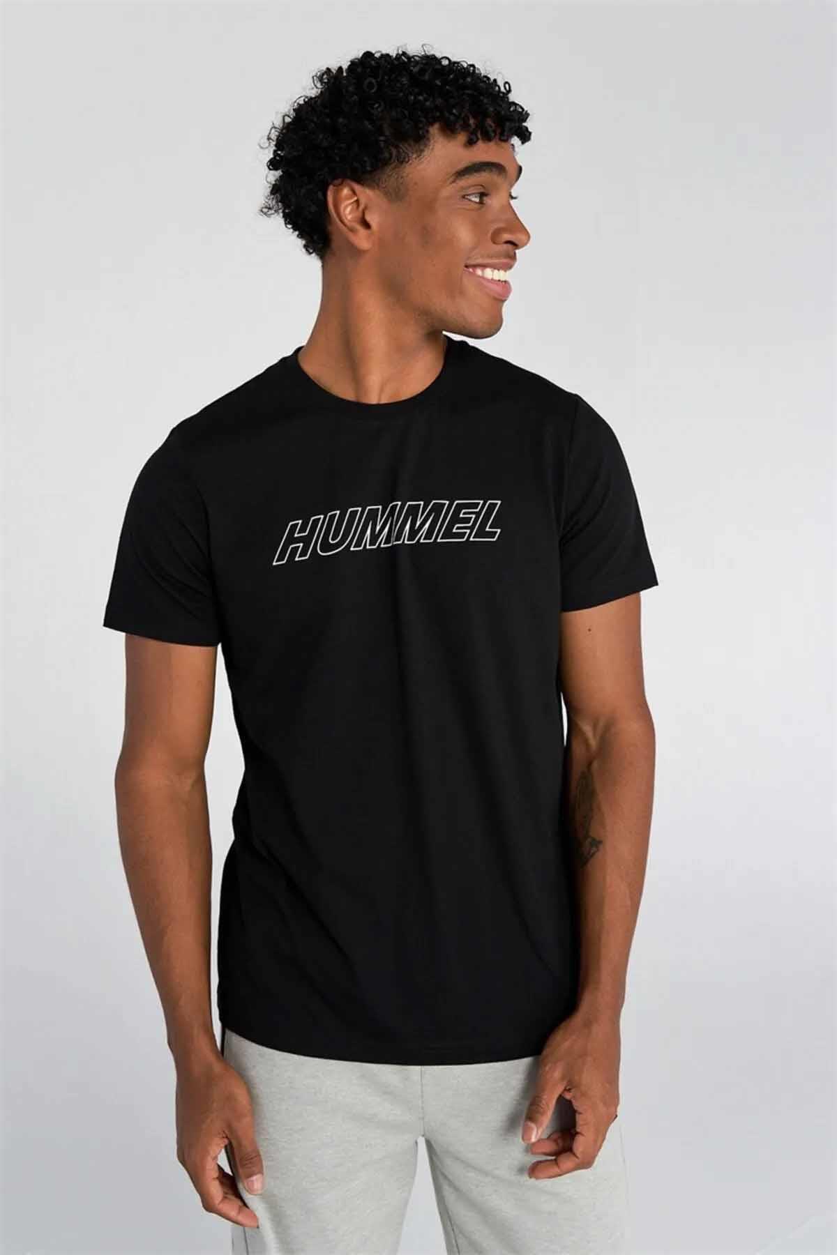 HUMMELTişörtHummel T-TE CALLUM COTTON T-SHIRT Erkek Tişört 911614-2001BLACK