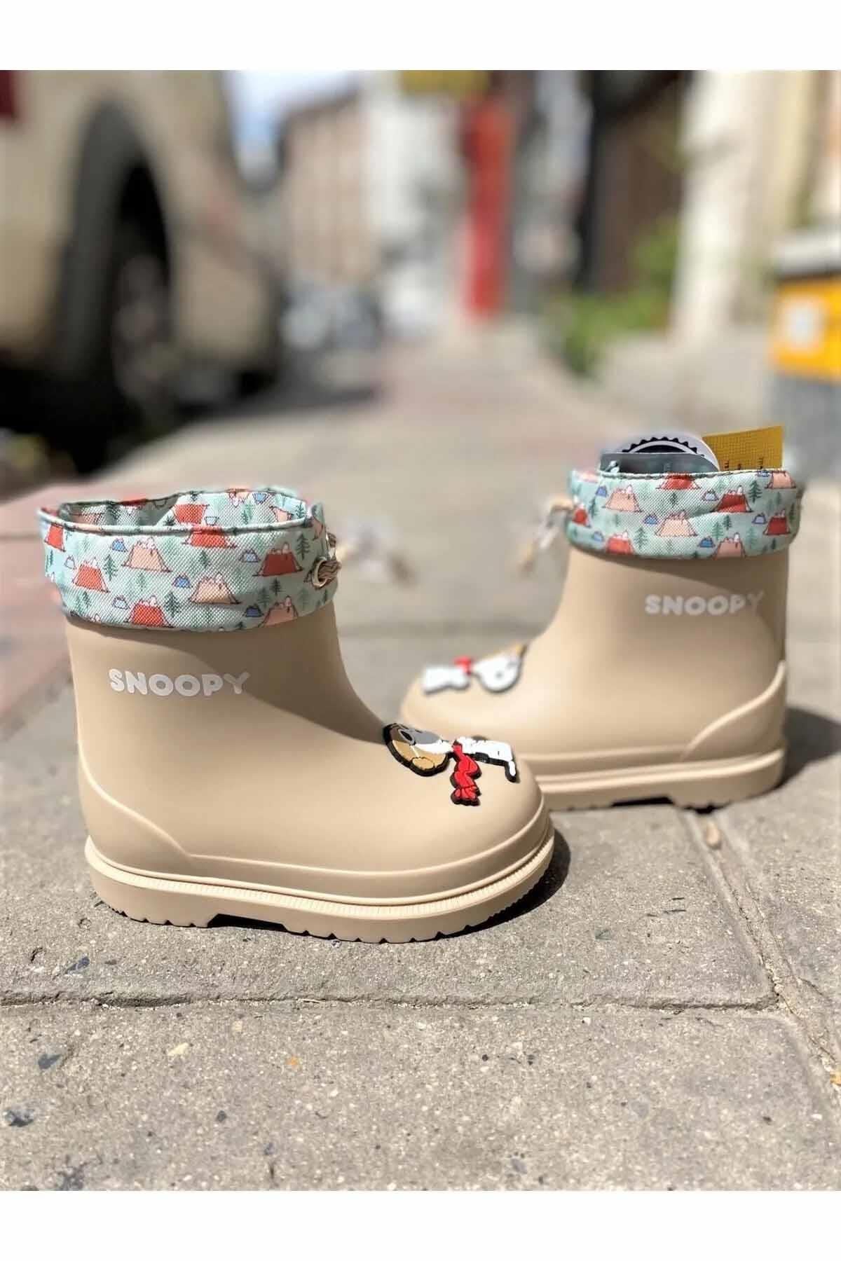 IGORBotIgor Bimbi Snoopy Çocuk Bot Ayakkabı W10277-004Beige