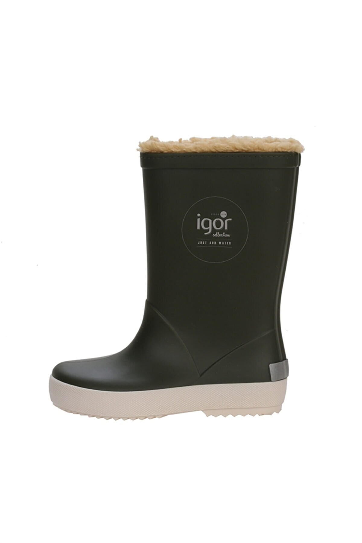 IGORBotIgor Splash Nautico Borreguito Çocuk Bot Ayakkabı W10207-042Kaki