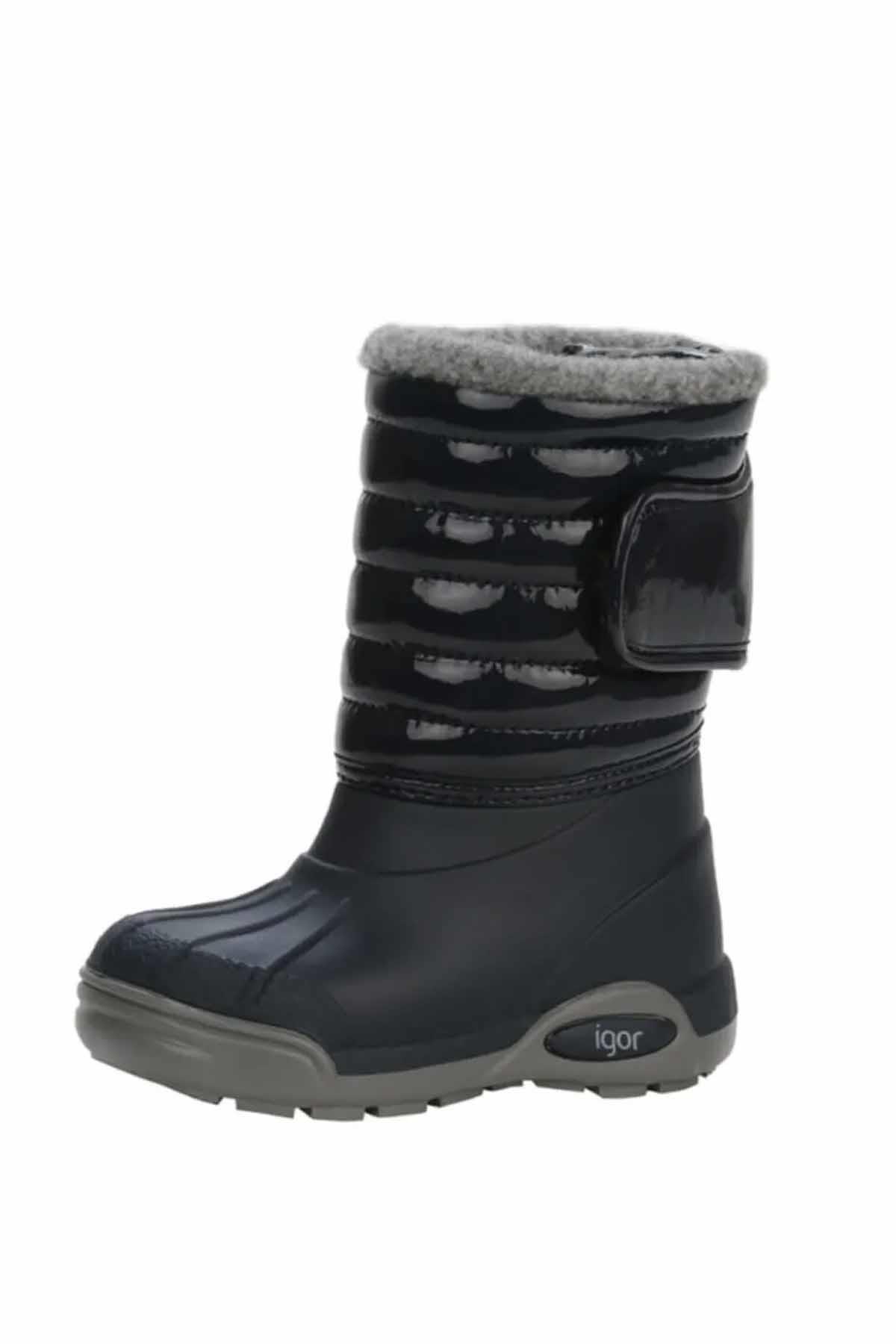 IGORBotIgor Topo Ski Charol Çocuk Bot Ayakkabı W10168-003Marino
