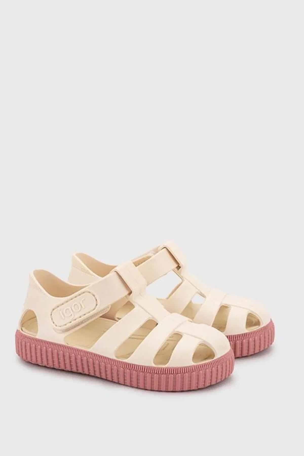 IGORSandaletIgor Nico Marfil Çocuk Sandalet Ayakkabı S10323-383Neuvo Rosa