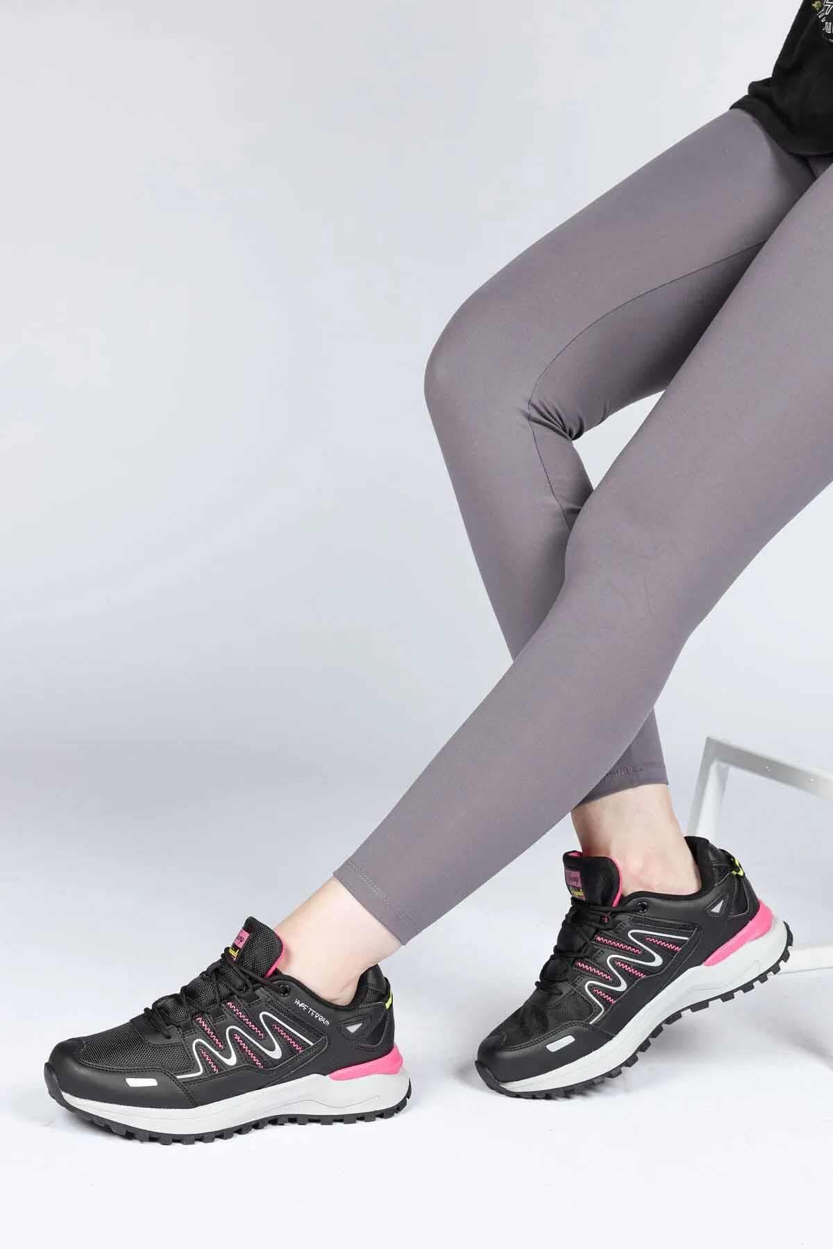 JUMPGünlük SporJump 28792 Outdoor Ayakkabı Kadın Günlük Spor Ayakkabı JA328792121GTSiyah