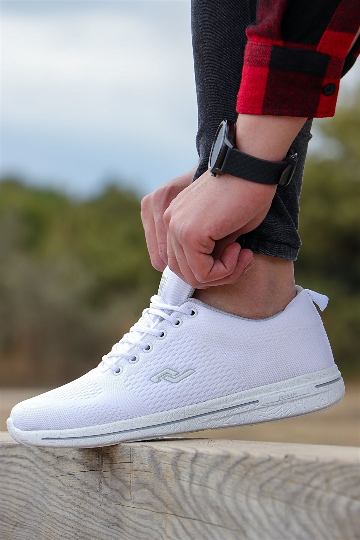 JUMPGünlük SporJump Beyaz Comfort Taban Erkek Günlük Spor Ayakkabı 24938RSBEYAZ