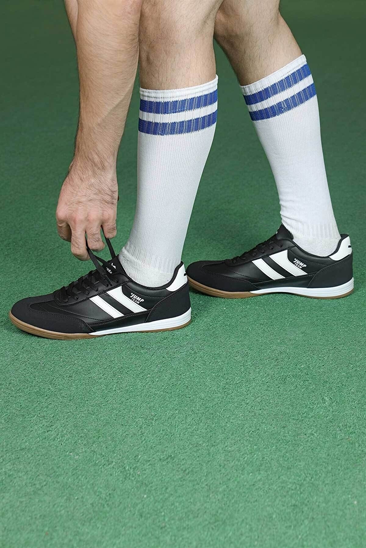 JUMPHalı SahaJump 18089  Halı Saha Erkek Halı Saha Ayakkabı JA118089121ATSiyah-Byz