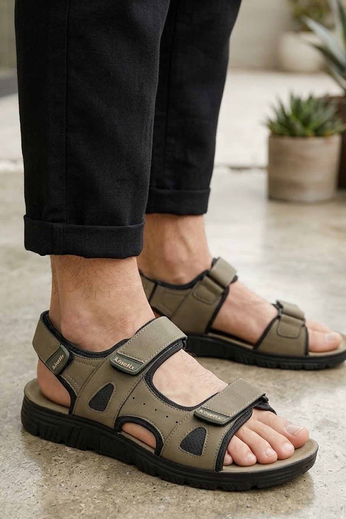 KinetixSandaletKinetix 6M GUSTAV 6FX HAKİ Erkek Sandalet Ayakkabı 102249726Haki