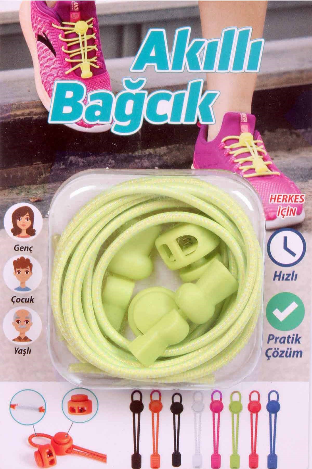 LUCKYBağcıkSP AKILLI BAĞCIK Unisex Bağcık SSABLim-Sarı
