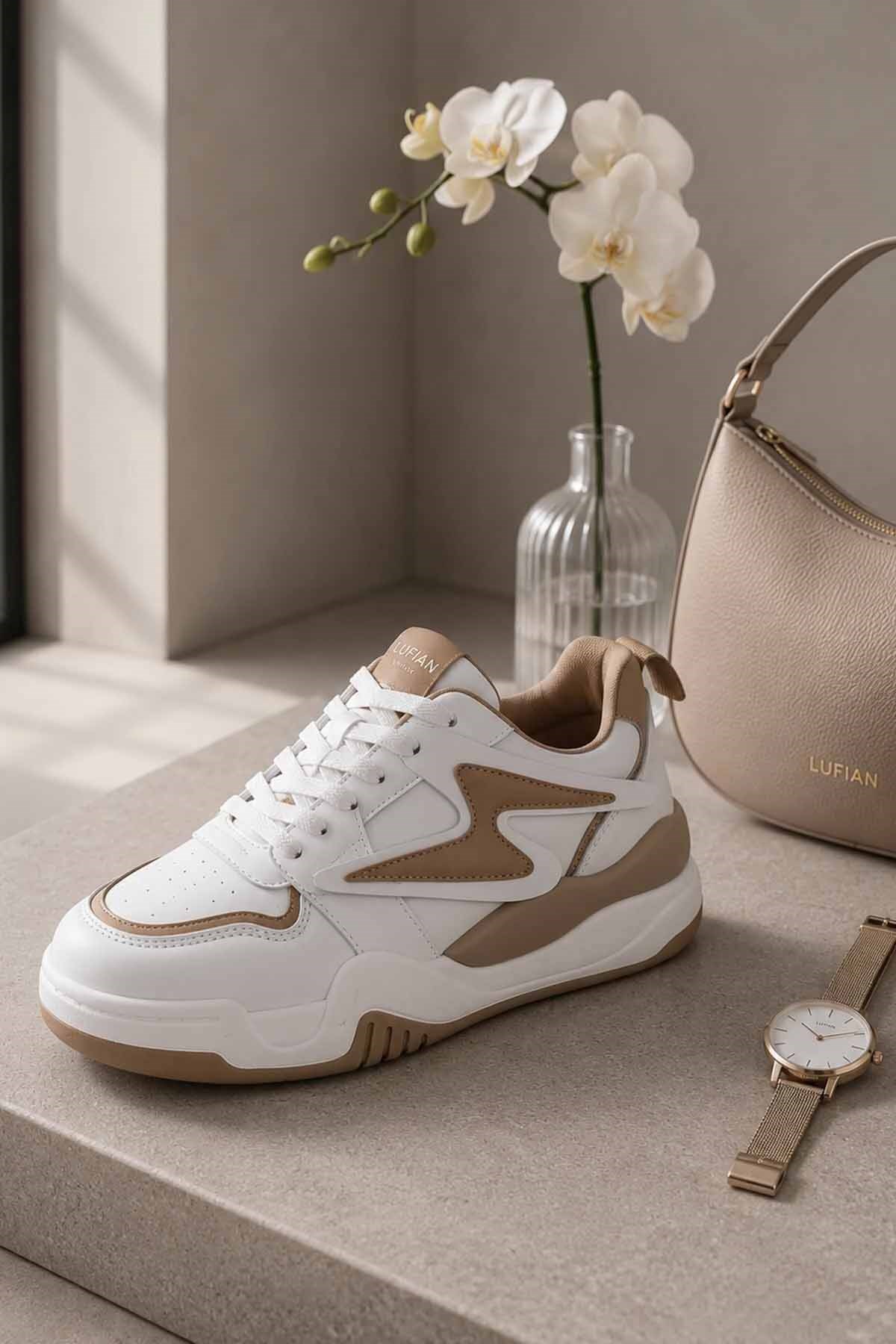 LUFIANSneakerLufian MAYA Kadın Sneaker 121230090Bej