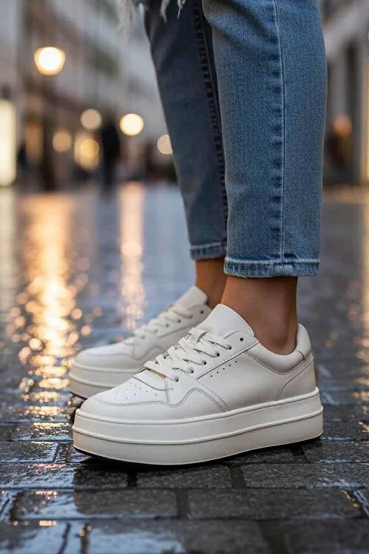 LUFIANSneakerLufian VANESSA Kadın Spor Ayakkabı Kadın Sneaker Ayakkabı 122230040BEYAZ