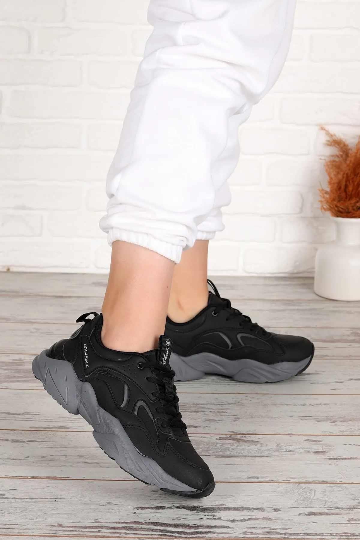 LUMBERJACKGünlük SporLumberjack Dakota Pu Kadın Günlük Spor Ayakkabı 101388908SIYAH