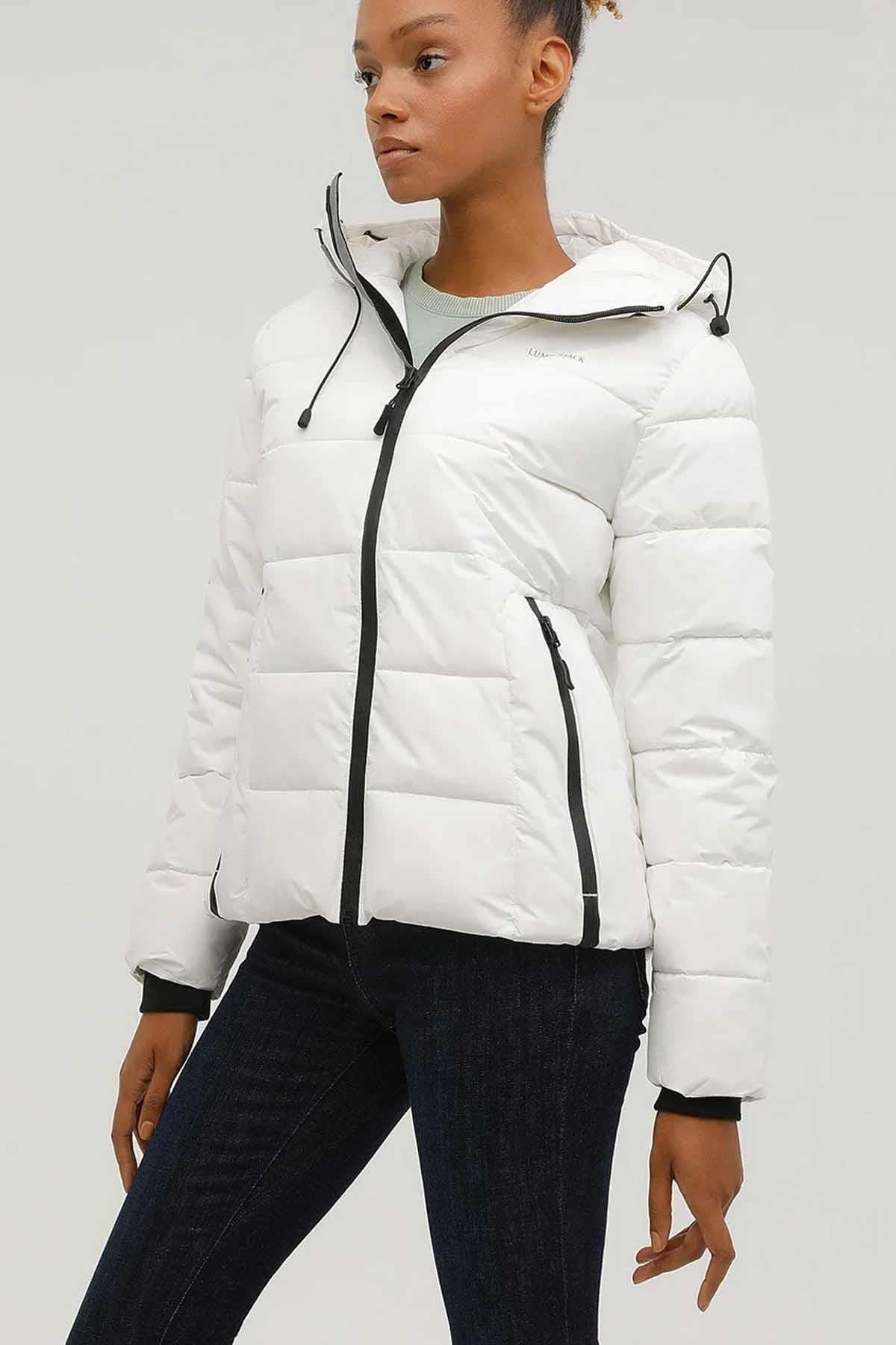 LUMBERJACKMontLumberjack APRESKI COAT B7 Kadın Mont 101398818-1BEYAZ