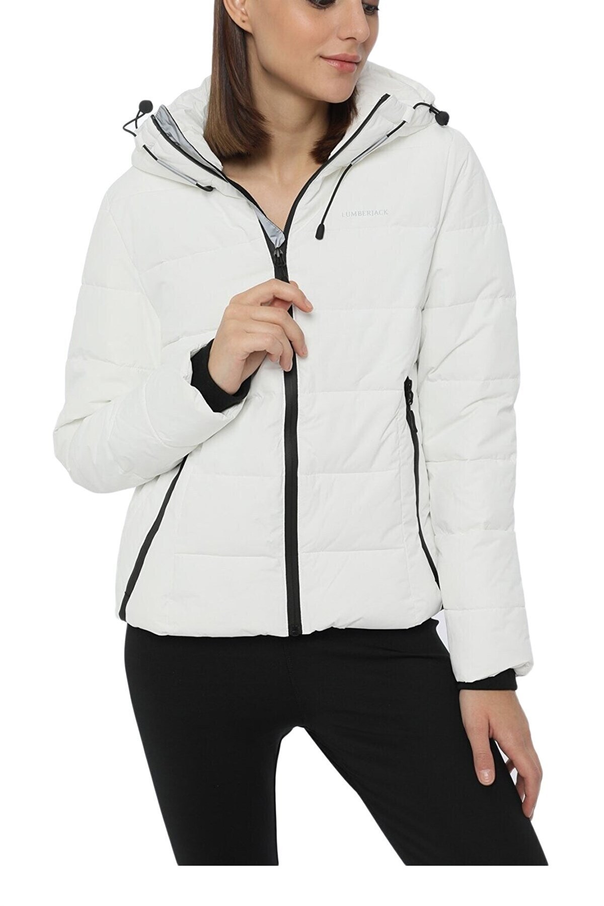 LUMBERJACKMontLumberjack APRESKI COAT B2 Kadın Mont 100559599RSBEYAZ